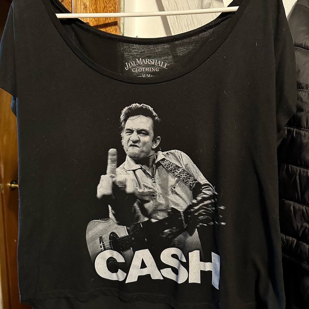 Johnny Cash Black Graphic